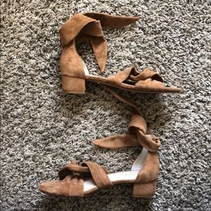 New! RAYE rare suede tie sandals